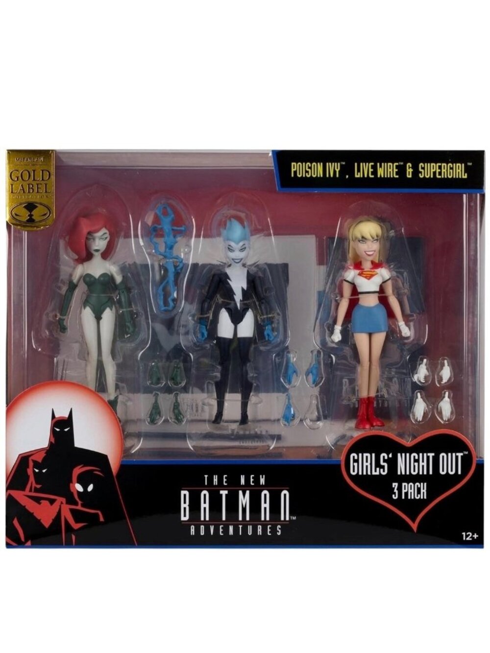 DC Direct New Batman Adventures 6" Figure 3-Pack - (Girls Night Out) Gold Label